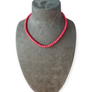 Coral Bead Necklace
